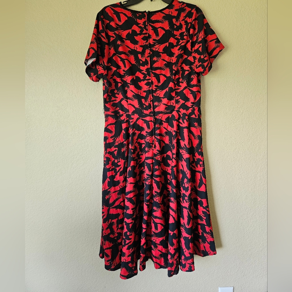 The Birds Size 14 Dress Unique Vintage - Picture 6 of 8